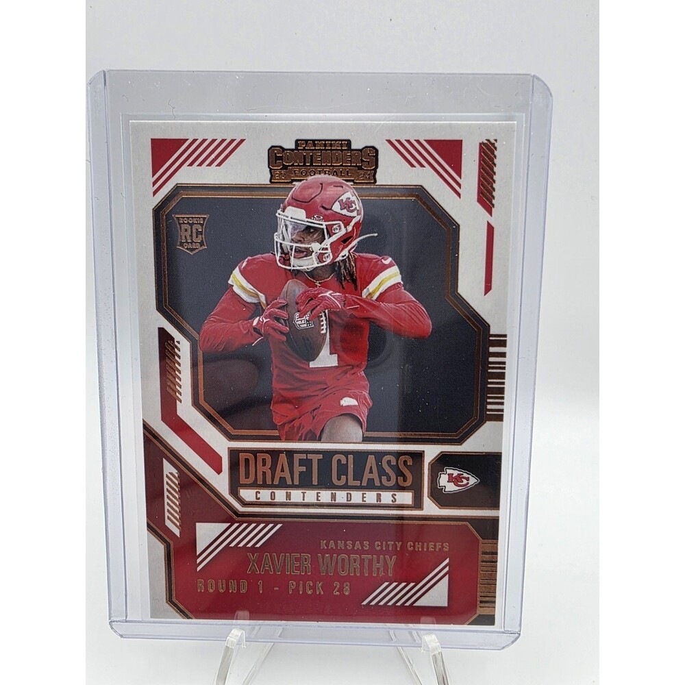 2024 Panini Contenders Football Xavier Worthy Draft Class Bronze RC #6